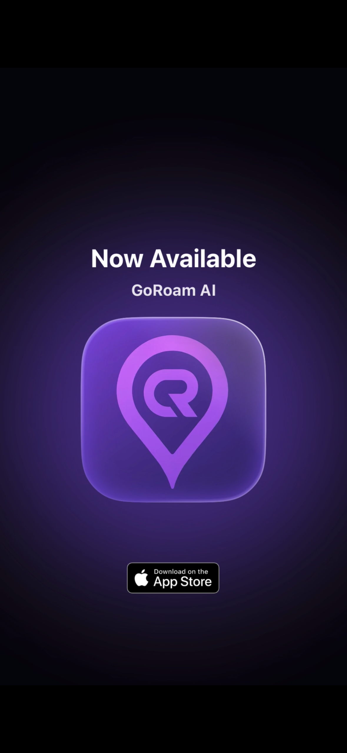 GoRoam AI now available on the App Store