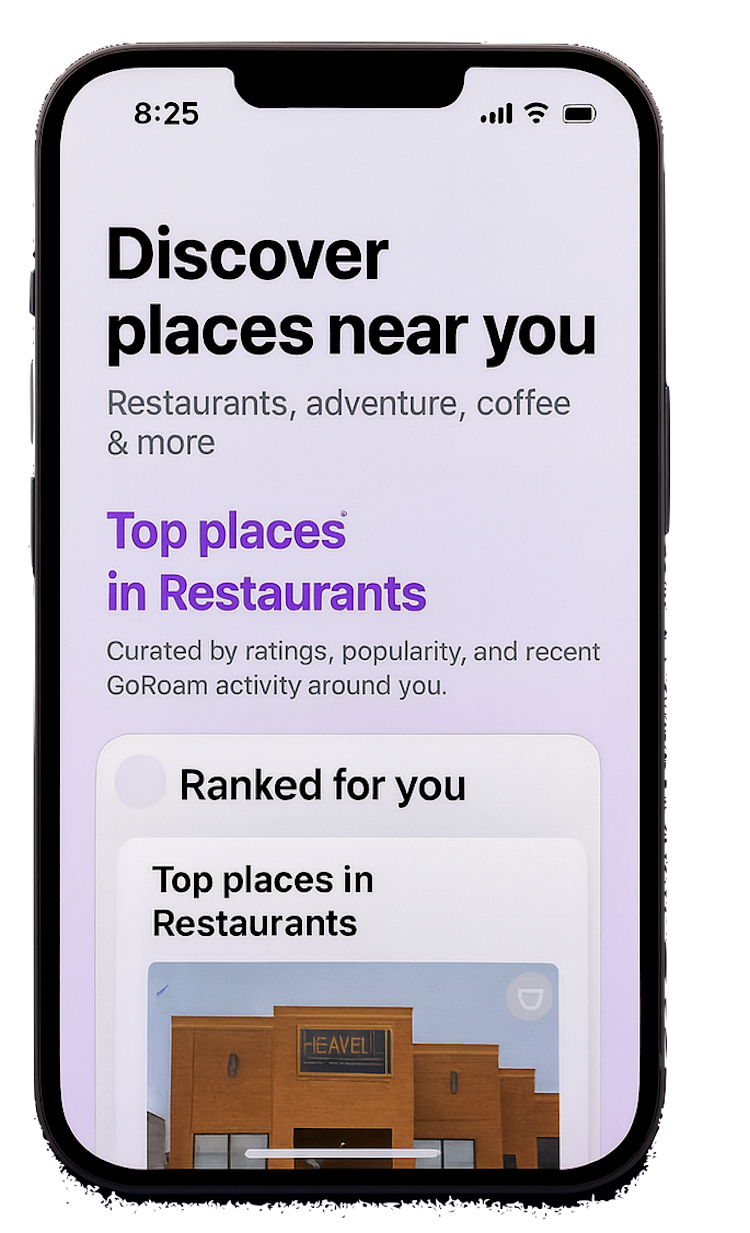 Discover places near you